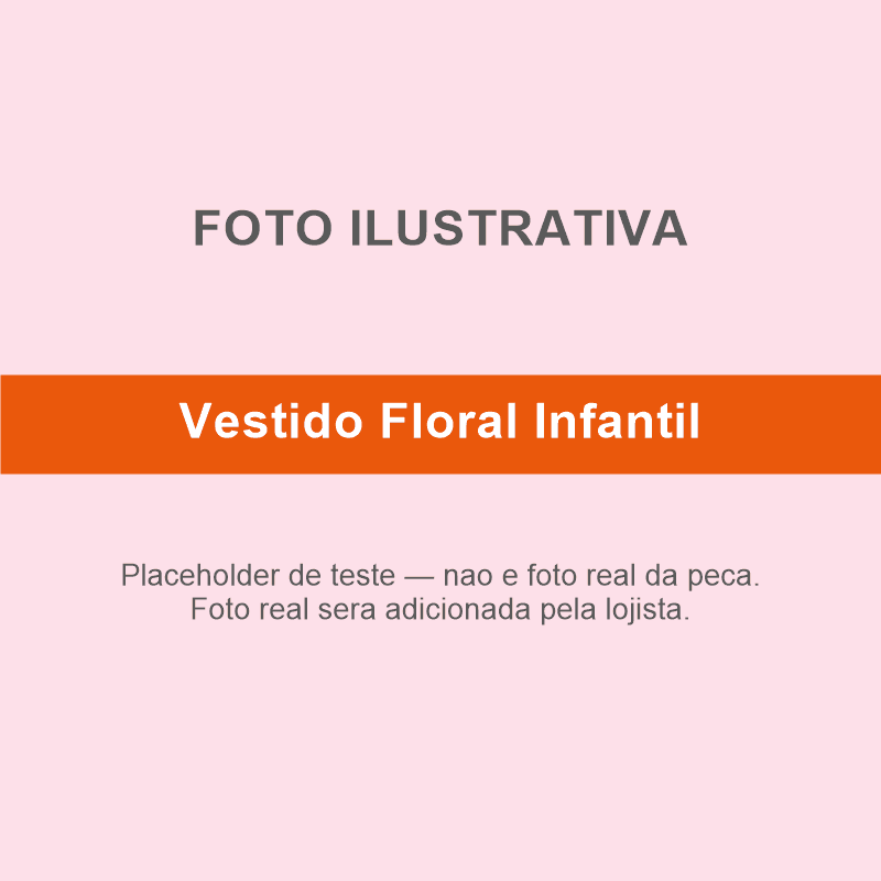 Vestido Floral Infantil