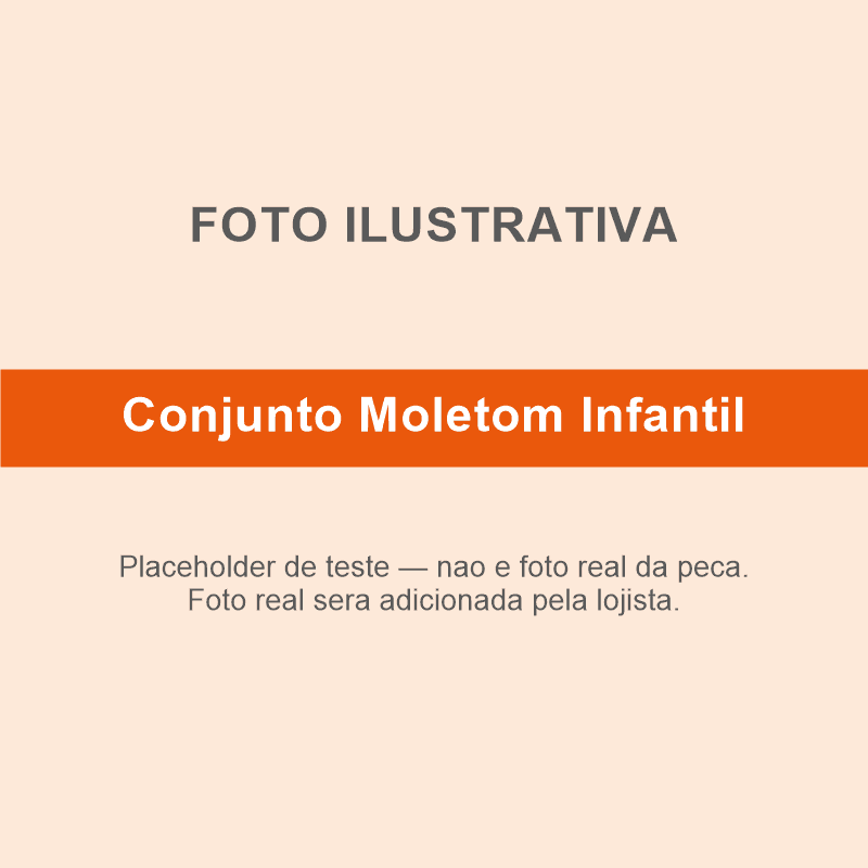 Conjunto Moletom Infantil